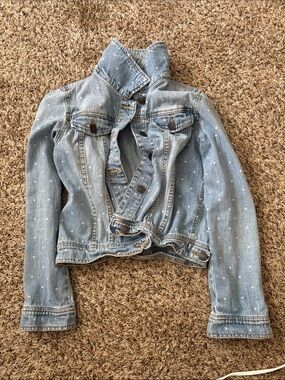 CHEROKEE Polka Dot Jean Jacket